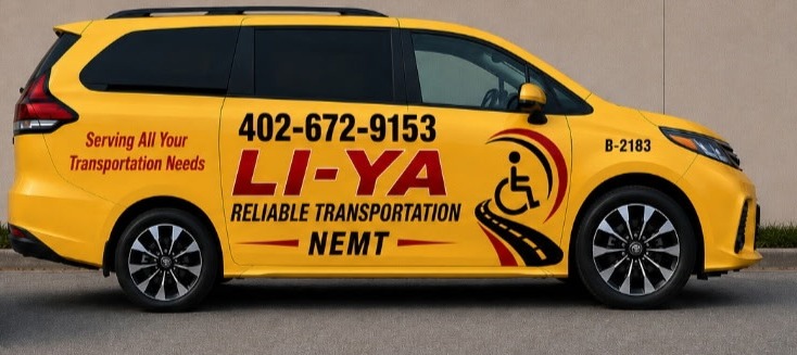 LI-YA Reliable Transportation accessible van, front view