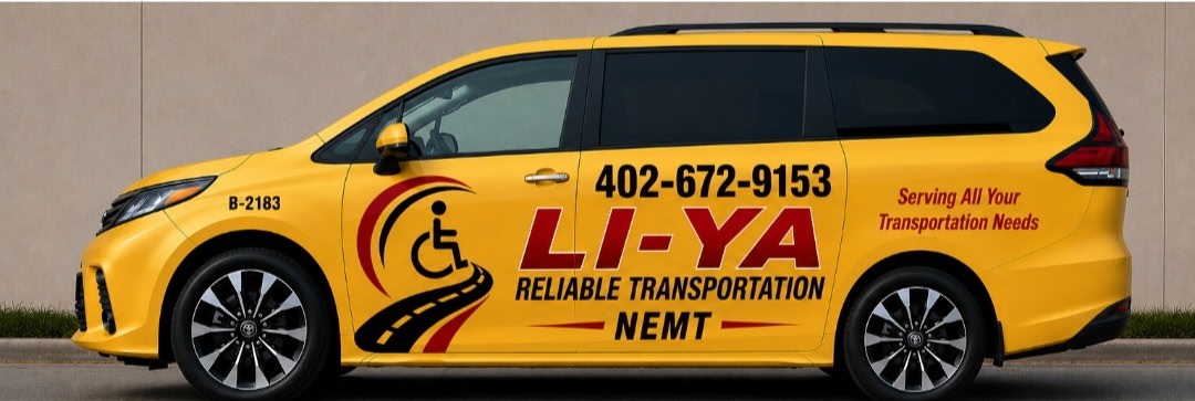 LI-YA Reliable Transportation liveried accessible van